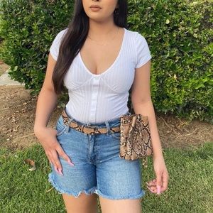Fashion nova white top